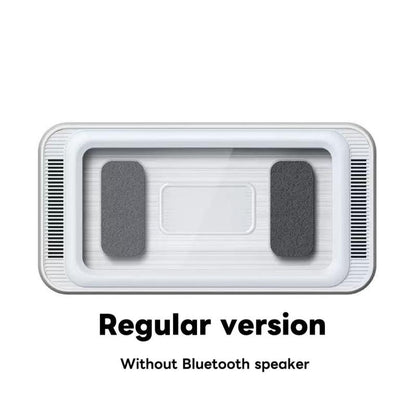 Waterproof Box Speaker, Phone Holder Bluetooth Speaker Audio Shower TV Holder, Swimming Pool, Kitchenbathroom,Sink Bathroom Waterproof 360 ° Rotating Touch Screen, Bluetooth Speaker, Watch Movies, Listen to Music Hands-Free Speakerphone Compact Smartphone
