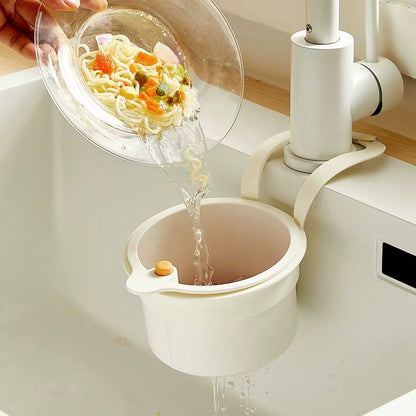 Sink Hanging Strainer Basket Adjustable Sink Filter Strainer Drain Basket Kitchen Accessories Organizer Quickly Drain Baskets