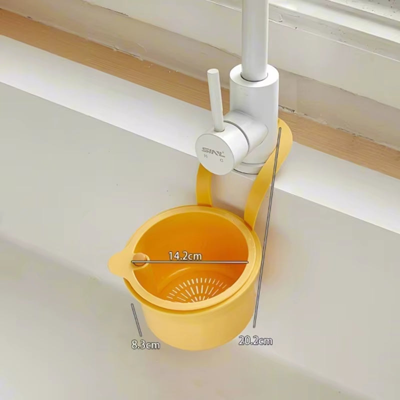 Sink Hanging Strainer Basket Adjustable Sink Filter Strainer Drain Basket Kitchen Accessories Organizer Quickly Drain Baskets