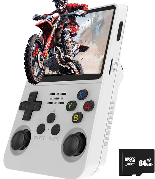 R36S Retro Game Console Handheld Video Arkos 2.0 System 3.5 Inch Single Card Portable Pocket Video Player 64GB 128GB 20000 Games